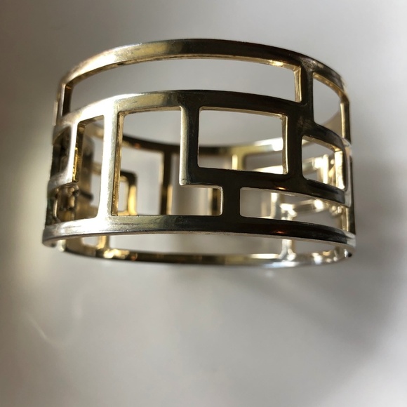 Gold Hinge Bracelet - Picture 2 of 5